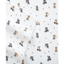 Skateboarding Bulldogs Twin Extra Long Sheet Set