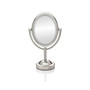 Double-Sided Lighted Oval Mirror