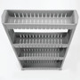 Portable Rolling Laundry Utility Cart Organizer with 4 Shelves