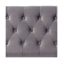 Furniture Valere Glam and Luxe Upholstered Button Tufted Storage Ottoman