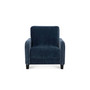 Everly Blue Velvet Chair