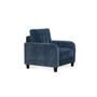 Everly Blue Velvet Chair