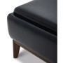 Jollene Leather Ottoman with Wood Trays, Created for Macy's