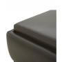 Jollene Leather Ottoman with Wood Trays, Created for Macy's