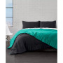 Reversible Brushed Microfiber Plush Down-Alternative Comforter 3 Piece Set - Twin
