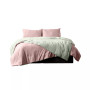 Reversible Brushed Microfiber Plush Down-Alternative Comforter 3 Piece Set - Twin