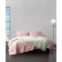Reversible Brushed Microfiber Plush Down-Alternative Comforter 3 Piece Set - Twin