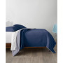 Reversible Brushed Microfiber Plush Down-Alternative Comforter 3 Piece Set - Twin