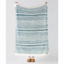Michelle Knitted Ombre Stripe Throw, 50" x 70"