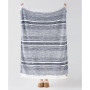 Michelle Knitted Ombre Stripe Throw, 50" x 70"