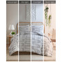 Astoria Clip Jacquard Duvet Cover 2-Piece Set, Twin/Twin XL