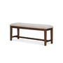Bluffton Heights Brown Transitional Bench