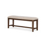 Bluffton Heights Brown Transitional Bench