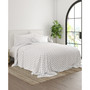 Home Collection Premium Ultra Soft Dots Pattern 3 Piece Bed Sheets Set, Twin