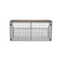 Vintage-like Living Wall Mount Double Storage Bin with Wood Shelf
