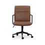 Sawyer Cognac Metal Arm Task Chair