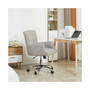 Swivel Computer Chair Mid Back Office Desk Chair for Home, Light Grey