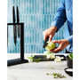 Id3 Black Samurai Gozen Knife Block Set, 7 Piece