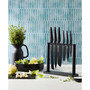 Id3 Black Samurai Gozen Knife Block Set, 7 Piece