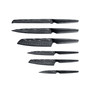 Id3 Black Samurai Gozen Knife Block Set, 7 Piece