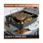Premier Hard-Anodized Nonstick 16" Roasting Pan with Rack