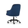 Sawyer Navy Blue Velvet Task Chair