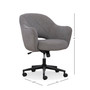 Sawyer Gray Quilted Task Chair