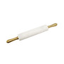 Marble Rolling Pin Hammered Handles and Base Set, 2 Piece