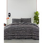 Rasymatto Cotton Reversible 3 Piece Comforter Set, Full/Queen
