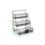 Iron Condiment Bottle Holder - 12 Capacity