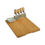 Windsor hardwood Cheese Board Set -Tools, Cheese Markers, Bowl