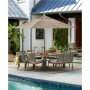 Wayland Outdoor Aluminum 8-Pc. Dining Set (64" Square Dining Table, 6 Dining Chairs & 1 Bench), Created for Macy's