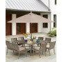 Wayland Outdoor Aluminum 8-Pc. Dining Set (64" Square Dining Table, 6 Dining Chairs & 1 Bench), Created for Macy's