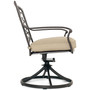 Set of 4 Park Gate Cast Aluminum Outdoor Dining Swivel Rockers, Created for Macy's
