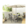 CLOSEOUT! Marlough II Outdoor Aluminum 9-Pc. Dining Set (62" Square Dining Table and 8 Dining Chairs), Created for Macy's