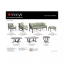 Tara Aluminum Outdoor Sofa, Created for Macy's