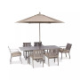 Wayland Outdoor Aluminum 7-Pc. Dining Set (84" x 42" Rectangle Dining Table & 6 Dining Chairs), Created for Macy's