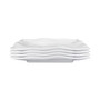 Ruffle 4-Pc. Melamine 10.5" Square Dinner Plate Set
