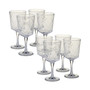 Clear Diamond Acrylic 8-Pc. All-Purpose Goblet Set