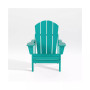 All-Weather Contoured Outdoor Poly Folding Adirondack Chair