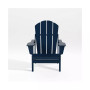 All-Weather Contoured Outdoor Poly Folding Adirondack Chair