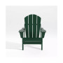 All-Weather Contoured Outdoor Poly Folding Adirondack Chair