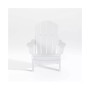 All-Weather Contoured Outdoor Poly Folding Adirondack Chair
