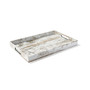 Birch Wood Finished Trays Set, 2 Piece