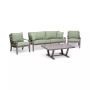 Tara Aluminum Outdoor 3-Pc. Seating Set (1 Sofa & 2 Club Chairs), Created for Macy's
