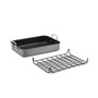Hard-Anodized Non-Stick 12" x 16" Roaster & Dual-Height Rack