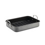 Hard-Anodized Non-Stick 12" x 16" Roaster & Dual-Height Rack