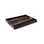 Walnut Wood Finished Set of 2 Trays