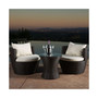 Ballston PE Wicker 3-Pc. Chair Set