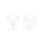 Tulip Swivel Accent Chair